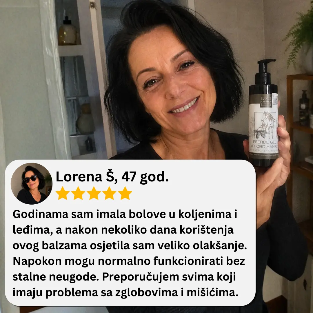 CBD gel od konopljinog ulja, konjskog balzama, glukozamina i vražje kandže 250 ML - Slika 3
